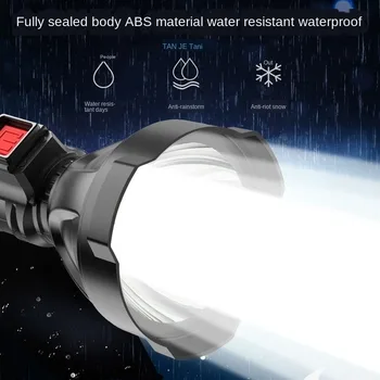 Super Ryškus Led Įkrovimo Lemputė Specialiųjų Pajėgų Mažas Mini Žibintuvėlis Stiprios Šviesos Nešiojamas Daugiafunkcinis Patvarus Lempos