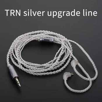 TRN Pakeitimo Ausinių Kabelį 2Pin 0,75 mm Atnaujintas Kabelį Naudoti TRN V10 TRN V20 KZ ZS6 ZST ZSR ZS10 Universalios