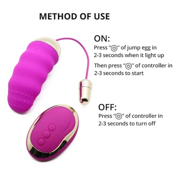 USB 10 Spartos Belaidžio Nuotolinio Valdymo Galingas Vibruojantis Sekso Meilės Kiaušiniai G Spot Klitorio Vibratorius, Sekso Žaislai Moteris TD0153