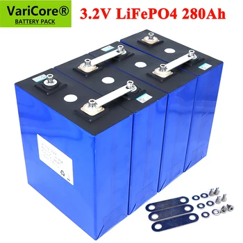 VariCore 3.2 V 280Ah lifepo4 baterija PASIDARYK pats 12V 24V 280AH daugkartinio Įkrovimo baterija Elektrinių automobilių RV Saulės Energijos saugojimo sistema