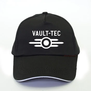 Vault Tec logotipas Tėtis skrybėlę Žaidimų Vaizdo Žaidimas Fallout 2 3 4 Vyrų Beisbolo kepuraitę Atsitiktinis Mados cosplay vyrai moterys Snapback Skrybėlę