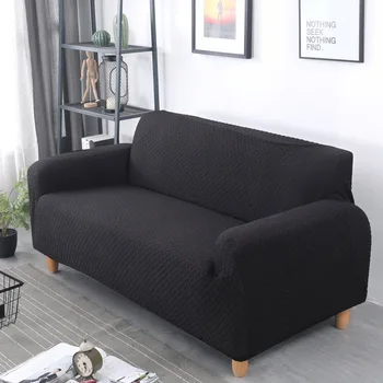 Vientisos spalvos trikotažo pledas viskas įskaičiuota ruožas sofa cover sofos pagalvėlių. Pilnas draudimas storas, neslystantis sofa padengti.1-1.9 KG