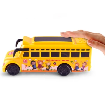 VISĄ Žaislai Automobilių Mielas Plastiko Šviesos Inercijos Žaislas Automobilis Mokyklos Autobusas Modelio Vaikų Dienos Dovanos Ankstyvojo Lavinimo Žaislas Kambarys Decorati