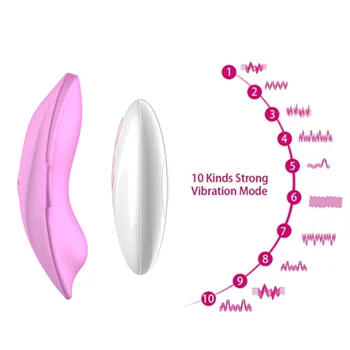 Wirless Klitorį Stimuliuoja Vibratoriai Dėvėti Kelnaitės moterų G-Spot Pora Nuotolinio Valdymo Išjungti Vibracija Sekso žaislai