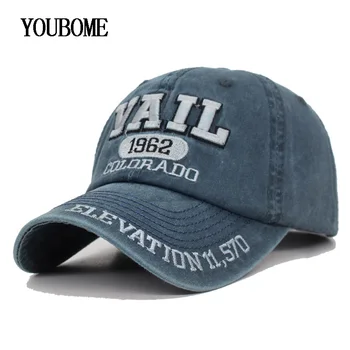 YOUBOME Prekės ženklo Vyrai Beisbolo kepuraitę Snapback Kepurės Moterims, Kepurės Vyrams Siuvinėjimo Casquette Kaulų Mados Derliaus Laišką Vyrų Tėtis Kepurės