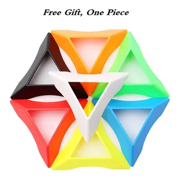 Yuxin Anglies Pluošto Lipdukas 3x3x3 Greitis Magic Cube 3*3*3 Cubo Magico 3x3 Profesinės Smegenų Kibinimas Įspūdį Žaislas Vaikams, Dovana