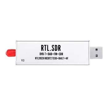 0,1 mhz-1.7 ghz TCXO RTL SDR Imtuvas R820t2 USB RTL-SDR Dongle, su 0,5 ppm TCXO SMA MJZSEE A300U Testeris - Sidabro ACEHE