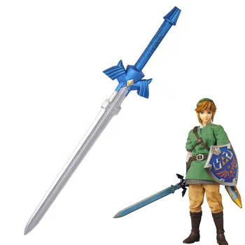 1:1 Žaidimas, Legend of Zelda Link Dangaus Shield ir Dangaus Kardas Cosplay PU Rekvizitai Cos ginklas Helovinas Ginklas cosplay Scenos rekvizitai žaislai