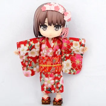 1/12 BJD Doll Bateliai, kimono atitikimo mini užkemša už OB11,TGS,Molly Lėlės Priedai Mados batai