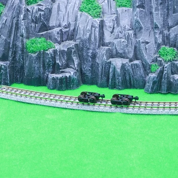 1:160 (N Scale Modelis Traukinio Bėgių Plastiko Geležinkelio Modelis Traukinio Žaislų Mini Diorama Traukinio Scena Priėmimo Medžiaga Geležinkelio Bėgių Rinkinys