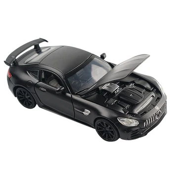 1:32 AMG GTR automobilių lieti automobilio modelis, modeliavimas, automobilių apdailos surinkimo dovana žaislas liejimo modelis berniukas žaislas