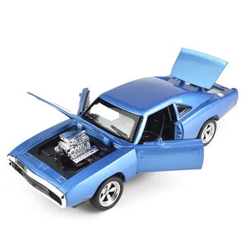 1 / 32 smurtinių Dodge Automobilių Modelį su garso ir šviesos rinkti automobilių žaislai ir vaikų dovanos, žaislai vaikams