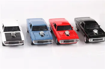 1 / 32 smurtinių Dodge Automobilių Modelį su garso ir šviesos rinkti automobilių žaislai ir vaikų dovanos, žaislai vaikams