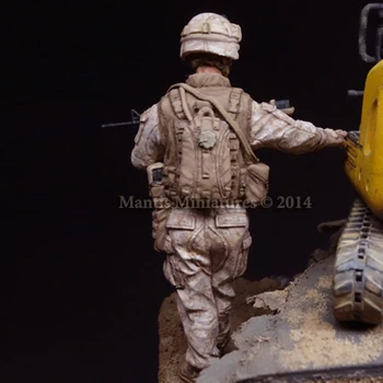 1/35 USMC #1 dervų rinkinys karių GK Karinė tema sceną kartu Nepadengtas Jokia spalva