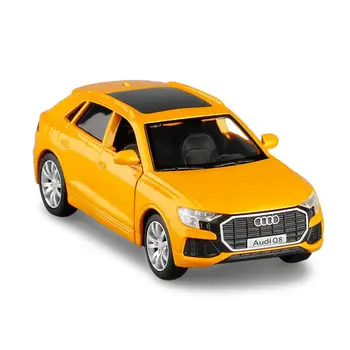 1:36 Masto Audi Q8 VISUREIGIS Diecast Metalų Lydinio, Prabangių Automobilių Modelį Traukti Atgal, Automobilių Vaikams Žaislų Kolekcija V200