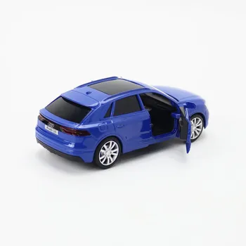 1:36 Masto Audi Q8 VISUREIGIS Diecast Metalų Lydinio, Prabangių Automobilių Modelį Traukti Atgal, Automobilių Vaikams Žaislų Kolekcija V200