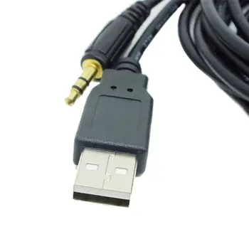 1,5 M Automobilio Brūkšnys Flush Mount USB Prievadą Skydelio 3.5 mm AUX USB prailginimo Kabelis Adapteris R2LC