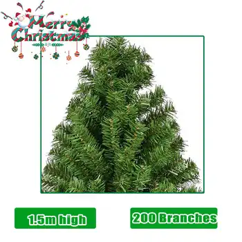 1,5 M Dirbtinės Kalėdų Medžio, Plastiko Kalėdinė Dekoracija Metalo Turėtojas Bazės Kalėdų Buveinės Šalies Žalia Miniatiūrinė Eglutė