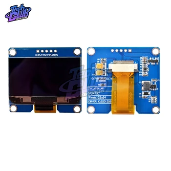 1.54 colių LCD OLED Modulio Ekranas 5Pin IPS SPD0301 Vairuotojo IC 128X64 I2C Sąsaja, Ekrano Modulis