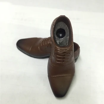 1/6 masto vyrų vyras vyrų berniukas, rudos spalvos odiniai batai batai modeliai tinka 12