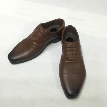1/6 masto vyrų vyras vyrų berniukas, rudos spalvos odiniai batai batai modeliai tinka 12