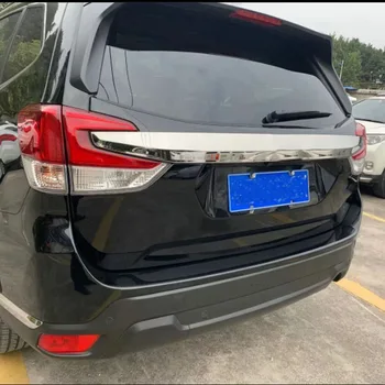1 Nustatykite, Galiniai Vartų Kamieno Atgal Apdaila Nerūdijančio Plieno Galinių Durelių Uodega Įkrovos Garnyras Dangtelio Lipdukas, Skirtas Subaru Forester SK 2019