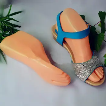 1 Pora Thong Stiliaus Moterų Pėdų Batų Manekenas Pėsčiaisiais Sandalas Batas Ekrane Drop Shipping