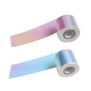 1 Roll Aurora Nagų Stiklo Lipdukas Folijos Nagų Dailės Dizaino Decal Skaldyti 