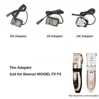 1 VNT Baorun Adapteris Modelis P2 P3 3V Įkroviklis, Parama, ES, UK, JAV Plug