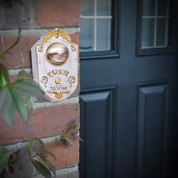 1 Vnt Helovinas Siaubo One-eyed Doorbell su degančiomis Akimis Panika Balso Haunted House Durų Apdailos, Elektros Žaislas Siaubo Rekvizitai