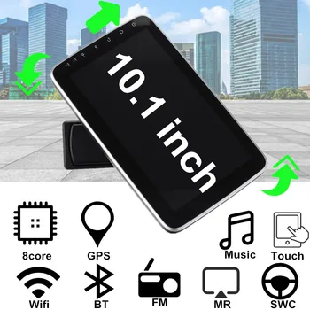 10.1 colių Android 9.1 Automobilio Stereo Radijo 1DIN Multimedija Vaizdo MP5 Grotuvas 4G, WIFI, Automobilių GPS Navigacijos Autoradio Universaliųjų 1+16G
