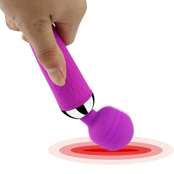 10 Greičio Galingi Vibratoriai USB Mokestis AV Magic Wand Massager Suaugusiųjų Sekso Žaislai Moterims, Masturbator
