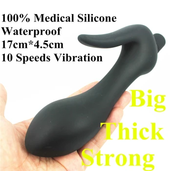 10 greičio stiprios vibracijos medicininio silikono vandeniui didelis storio vibratorius g spot massager moters sekso žaislų sekso produktas