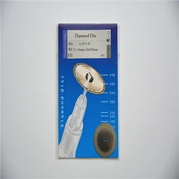 10 vnt./daug 19*0,15 mm Pjovimo Deimantinio Disko Dantų Lab Įrankis Papuošalai Lydinio Šlifavimo Poliravimo Deimantų Diskas