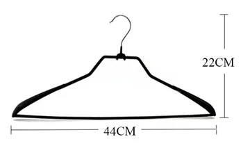 10 vnt. rinkinys, metalo kabykla su PVC danga antislip hanhers drabužių