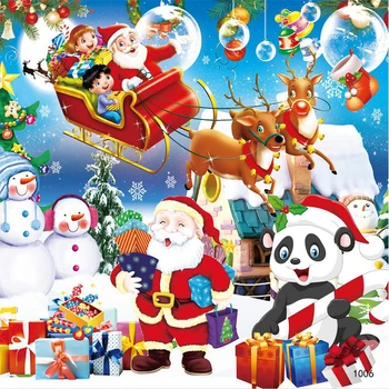 100 Piececs Medinė Dėlionė Vaikams Dėlionės Valdybos Mokymosi Žaislai Vaikams Dovanų Uderwater Pasaulio Kalėdų Senelis