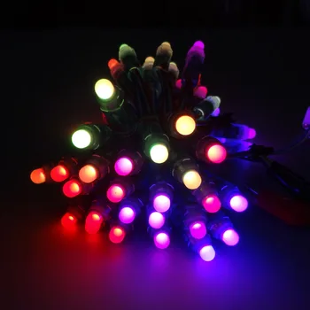 1000 Vnt Full WS2811 IC Pikselių RGB LED Modulis Šviesos IP68 vandeniui DC5V/12V, įvesties kalėdų Šviesos