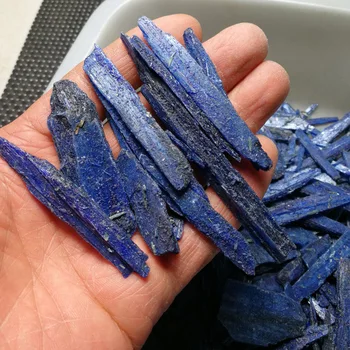 100g Natūralaus Mėlyna Kianitas Mineralinių Kvarco Kristalo Žvyro Ritosi Reiki Healing Natūralūs Kristalai