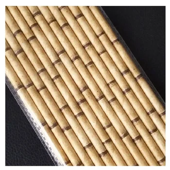 100vnt 500pcs Tiki Popieriaus Šiaudų Bambuko Šiaudų Luau Temą Šalies Medžio Tema Miškų Temą Šalis 