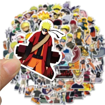 100vnt Animacinių filmų Naujas Naruto Anime Lipdukai Riedlentė Lagaminą Gitara Nešiojamas Grafiti 