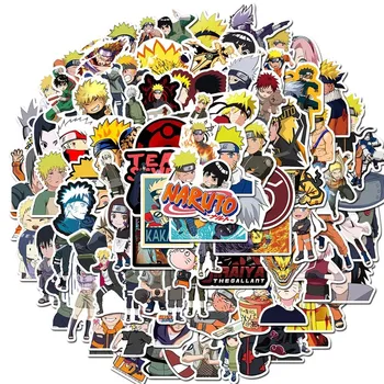 100vnt Animacinių filmų Naujas Naruto Anime Lipdukai Riedlentė Lagaminą Gitara Nešiojamas Grafiti 