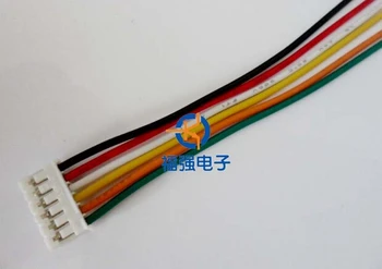 100vnt/Daug PH2.0 6P Kabelis Vieną galvos Juostelės kabelis elektroninių linijos pajungti 6PIN 10CM
