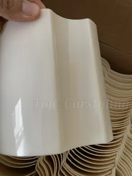 100vnt/Daug Plokščias Baltas PLASTIKO Formos Car Wrap modelis Plastiko Greičio Formų 3M Hexis APA Wrap ekranas Hidrografijos Filmų ir plasti dip