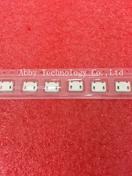 100vnt Micro USB 5P,5-pin Micro-USB Lizdas,5Pins Micro USB Jungtis Uodega Įkrovimo lizdas