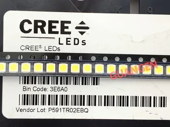 100vnt Originalą CREE LED 3030 6 V 2W 2-CHIP Lemputė karoliukai 150-187LM LCD TV Apšvietimas High Power LED 6 V šaltai balta PT30Z92 V0
