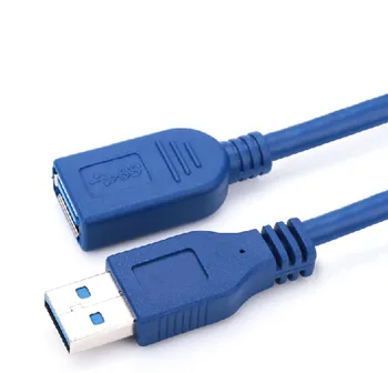 100vnt USB3.0, vyrų ir Moterų Pratęsimo Kabelis USB 3.0 M/F Extender Duomenų perdavimo Sync 