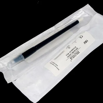 100vnt Vienkartiniai microblading pen 18U su 0,15 mm ašmenys, skirti antakių permanentinis makiažas vadovas antakių rankiniai įrankiai