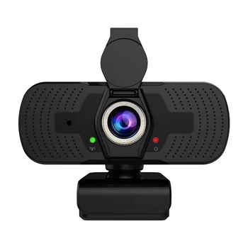 1080P FHD USB Webcam with Built-in Mic Privatumo Padengti 110 Laipsnių Objektyvas Web Kamera 