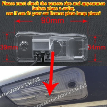 1080P Fisheye MCCD Žvaigždės Automobilių Stovėjimo aikštelė, Galinio vaizdo Kamera, Skirta Hyundai Santa Fe 
