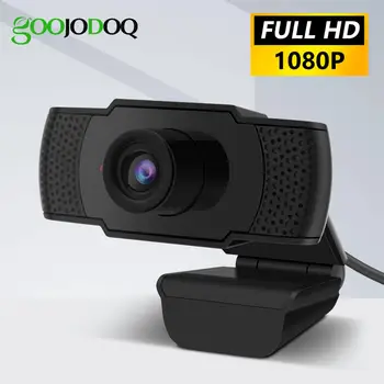 1080P Kamera HD Žiniatinklio Kamera su Built-in HD Mikrofonas 1920 x 1080, USB Web Cam Plačiaekranis Video